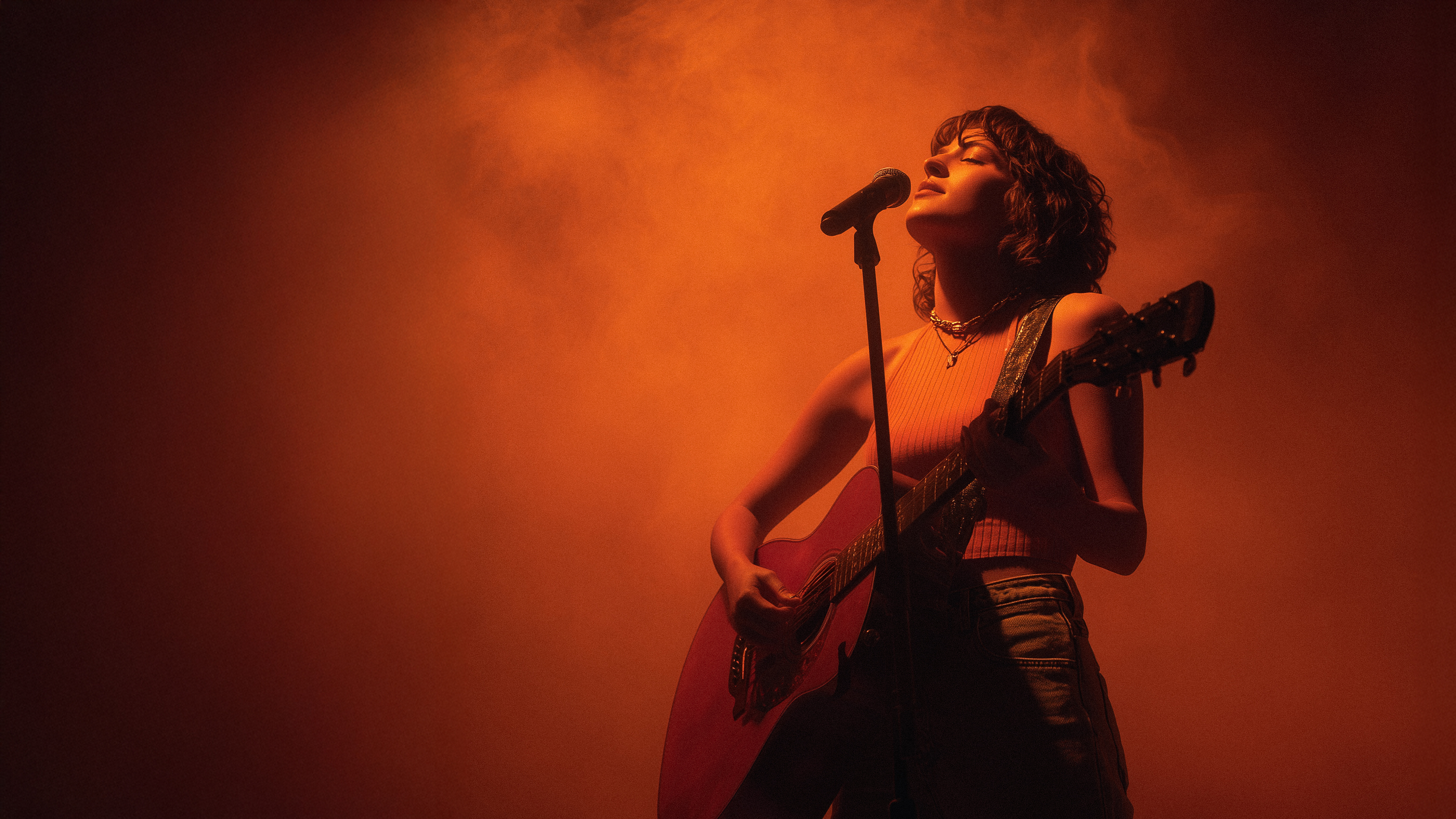 Live performer on stage